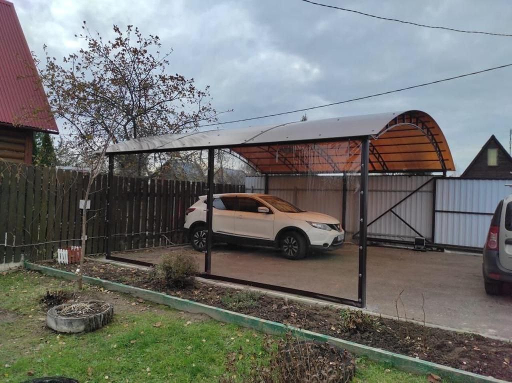 Прозрачные шторы ПВХ для навеса под автомобиль в Спасске-Рязанском